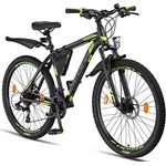 Licorne Bike Effect Premium Mountainbike Aluminium Scheibenbremse/V-Bremse Fahrrad für Jungen, Mädchen, Herren und Damen - 21 Gang-Schaltung - Herrenrad
