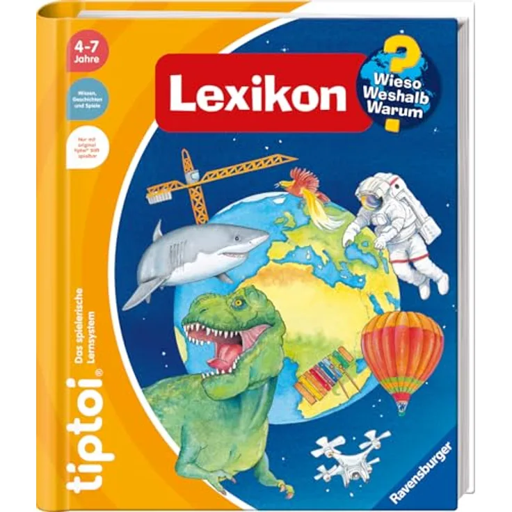 Ravensburger tiptoi® Wieso? Weshalb? Warum? Lexikon, Kinderlexikon ab 4 Jahre, 688 g