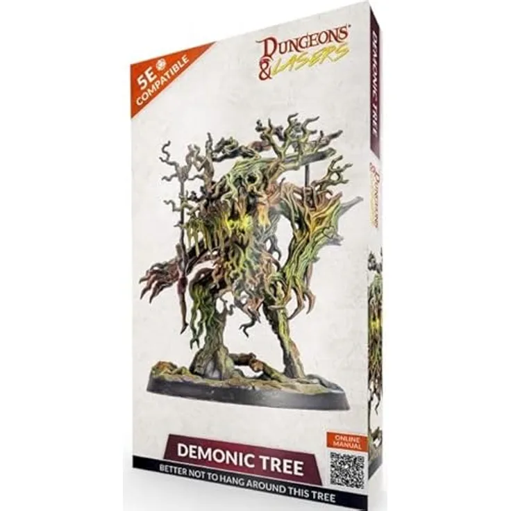 Archon Studio Dungeons & Lasers: Demonic Tree - Miniatur mit malerischer Basis, unbemalt und unmontiert, kompatibel mit DND 5E, große Skala, für Tabletop RPGs, geeignet für 14+