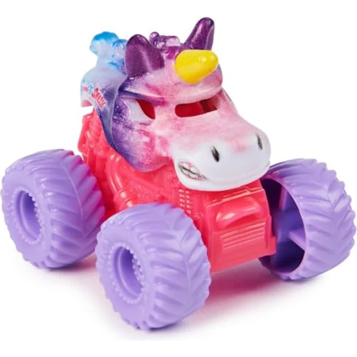 Monster Jam Mini Truck im Maßstab 1:87, viele verschiedene Trucks zum Spielen und Sammeln, detailliert und actiongeladen wie die Original-Trucks der Events, Designs variieren - Monster Jam Mini Truck, legendäre Monster Jam-Action im handlichen Format, originalgetreue Details, blickdichte Verpackung – Bild 4