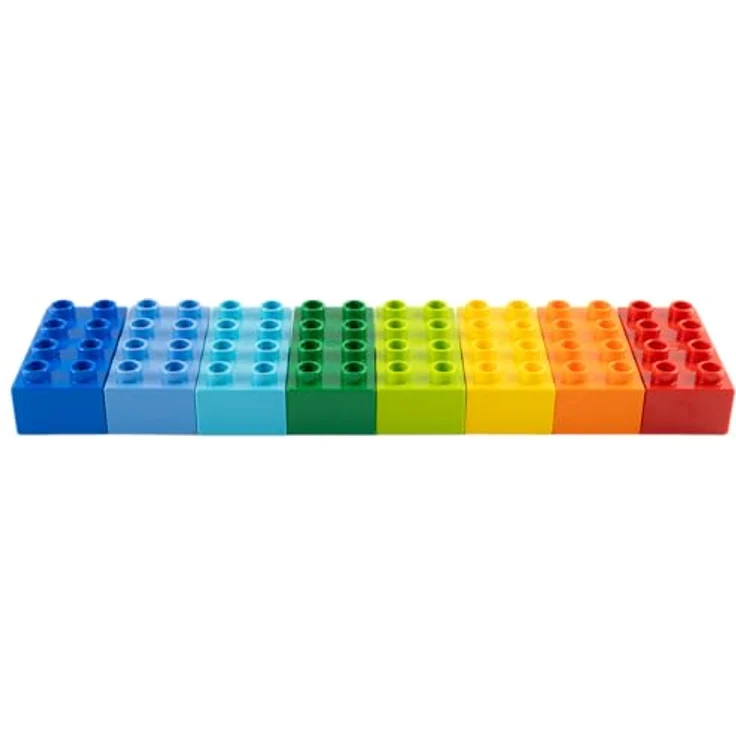 Stein-Experte Lego® DUPLO® 2x4 Kreativ-Set, 10 Bunte Bausteine für kleine Baumeister, fördert Kreativität und Motorik – Bild 3