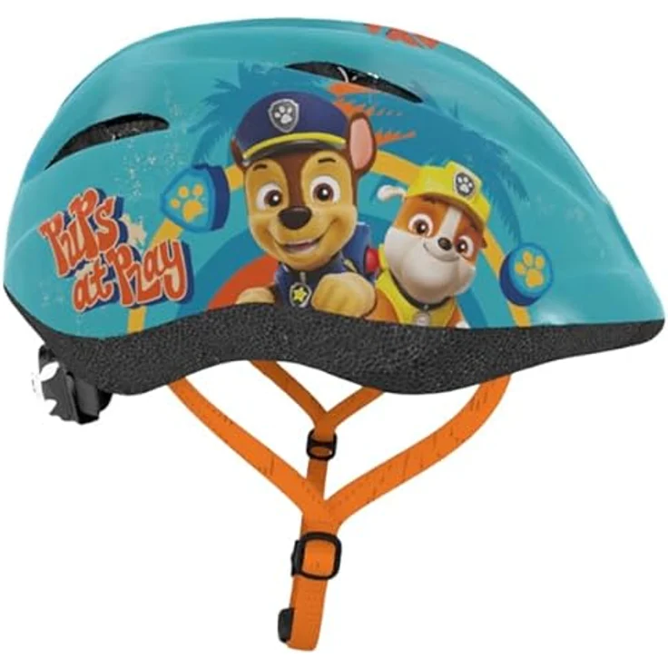 Seven Polska Kinder Fahrradhelm PAW PATROL BOYS, grünblau, 48-52cm, Chase, Rubble, Marshall, leichter Helm mit stoßabsorbierendem EPS-Schaum, für Kinder 2-5.5 Jahre – Bild 3