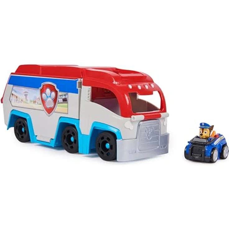 Spin Master Paw Patrol Pup Squad Patroller, Spielzeug-Transporter mit Chase-Fahrzeug und Fahrzeugabschussrampe, 25 cm lang – Bild 9