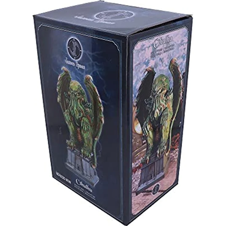 Nemesis Now Cthulhu, Sammelfigur aus Harz, handbemalt, smaragdgrün, mit Sockel – Bild 9