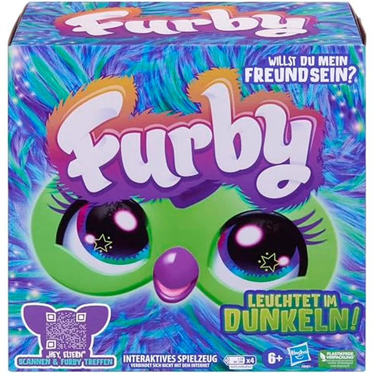Hasbro Plüschfigur Furby Galaxy, interaktives Spielzeug mit Sound und leuchtender Funktion, geeignet ab 6 Jahren – Bild 3