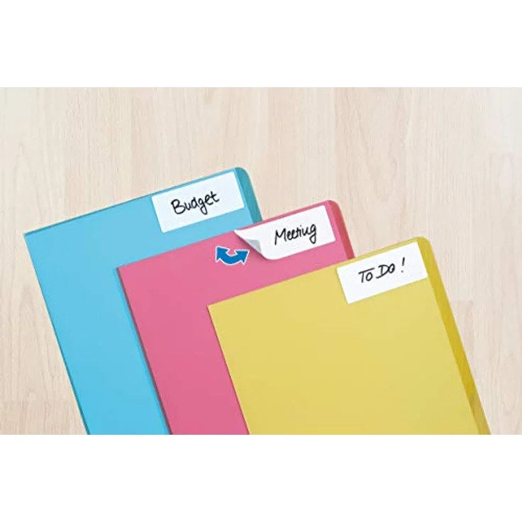 HERMA 10610 Vielzweck-Etiketten ablösbar, 480 Stück, 20 x 50 mm, 15 pro Bogen, selbstklebend, Haushaltsetiketten zum Beschriften, matt, blanko Papier Klebeetiketten Aufkleber, weiß – Bild 4