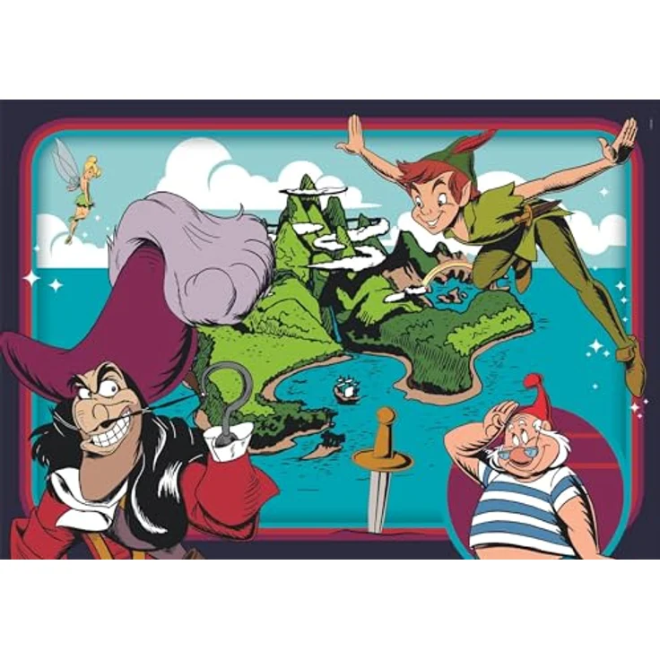 Clementoni Puzzle 2x60 Walt Disney Classic, 120 Teile für Kinder 4-6 Jahre, Made in Italy, 24823 – Bild 2
