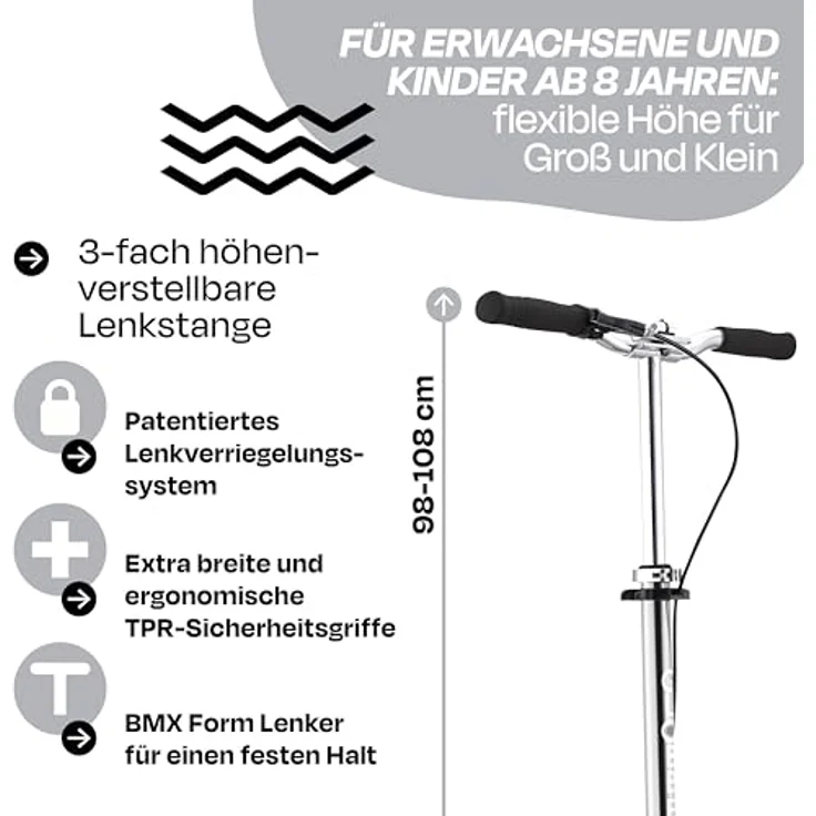 Scooter NL 205 Deluxe silber – Bild 6