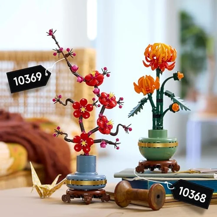 LEGO Icons Pflaumenblüte, Pflegeleichte Blumendeko aus der Botanik Kollektion, kreatives Bauset für Erwachsene, entspannende Aktivität für Blumenfreunde, Spielzeug-Pflanze zum Sammeln 10369 – Bild 5