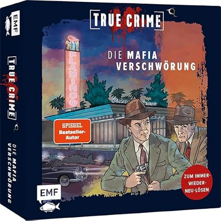 EMF True Crime – Die Mafia-Verschwörung, Krimispiel nach wahren Begebenheiten für 1–4 Spieler*innen, ab 12 Jahren – Bild 2