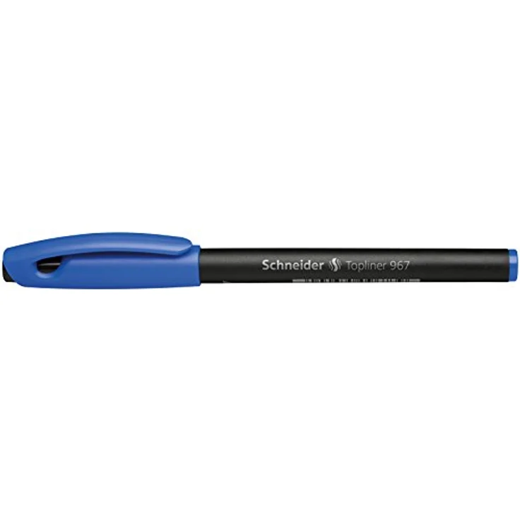 Schneider Topliner 967 Fineliner, blau, 0,4 mm, 10 Stück, wasserbasierte Tinte, metallverstärkte Spitze, Made in Germany – Bild 7