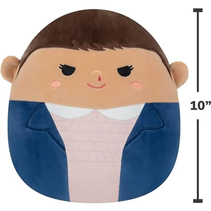 Jazwares Squishmallows Plüschfigur Eleven, ca. 25 cm, offiziell lizenziert, ultraweich, für Fans von Stranger Things – Bild 8