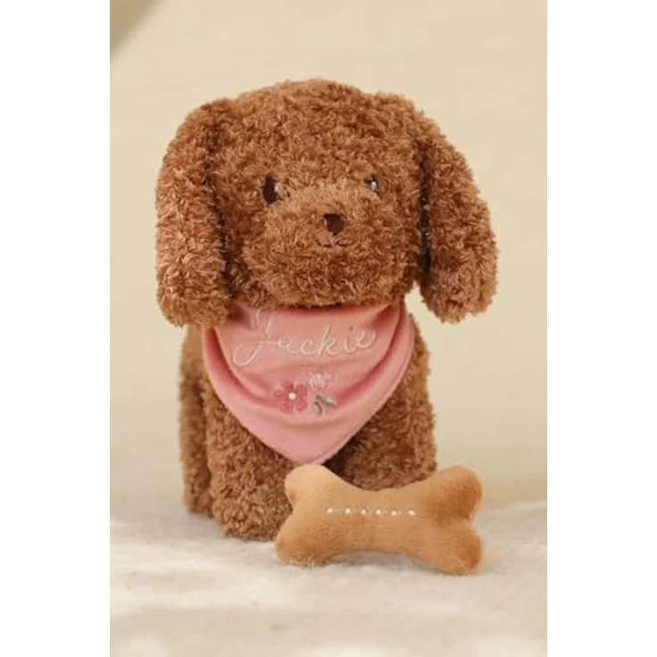 Little Dutch Hund Jackie, Kuscheltier mit Tragetasche und Zubehör, 23 cm, 100% Polyester, waschbar – Bild 2
