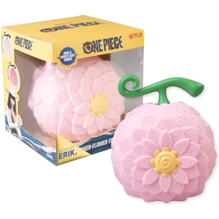 Grupo Erik One Piece Netflix Lampe Blumen-Blumen-Frucht, 17 cm, LED-Lichtmodus, USB-Typ-C-Betrieb – Bild 1