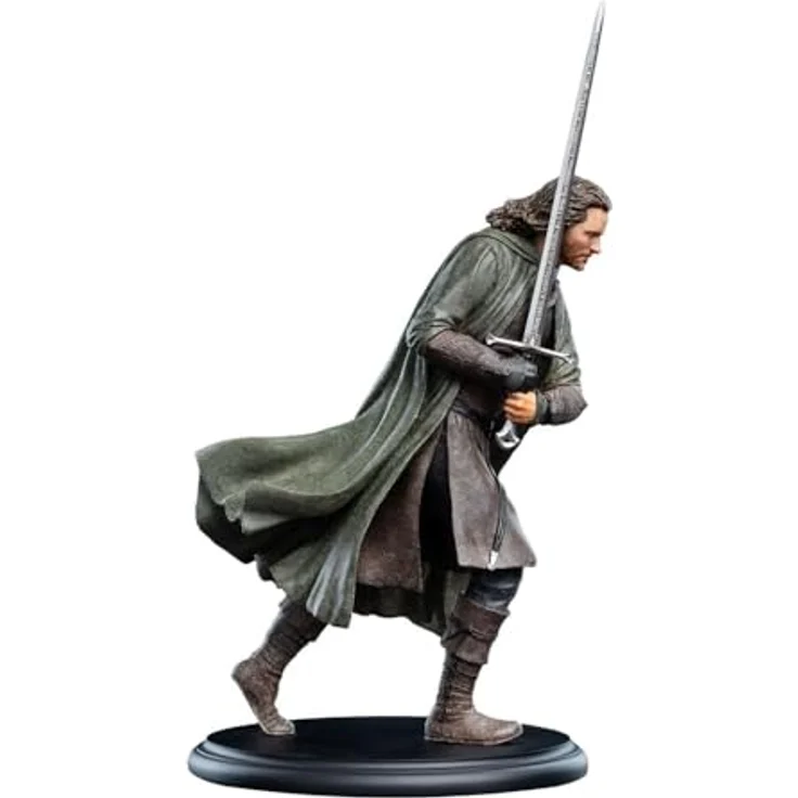 Weta Workshop Herr der Ringe Mini Statue Aragorn, detailreiche Sammelfigur aus Polystone, 20 cm – Bild 5