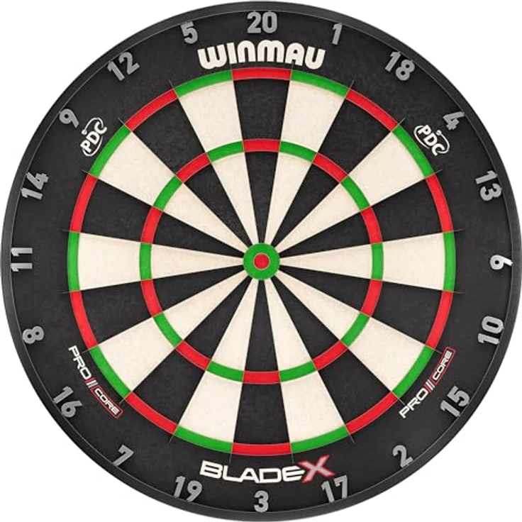 WINMAU Blade X, Professionelle PDC-Turnier Steeldartscheibe mit Next-Generation Pro Core Konstruktion und 5 Jahre Garantie – Bild 1