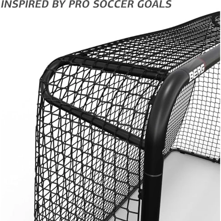BERG Fußballtor SportsGoal M, 240x160 cm, Geeignet für Verschiedene Sportarten, Schwarz/Rot – Bild 4