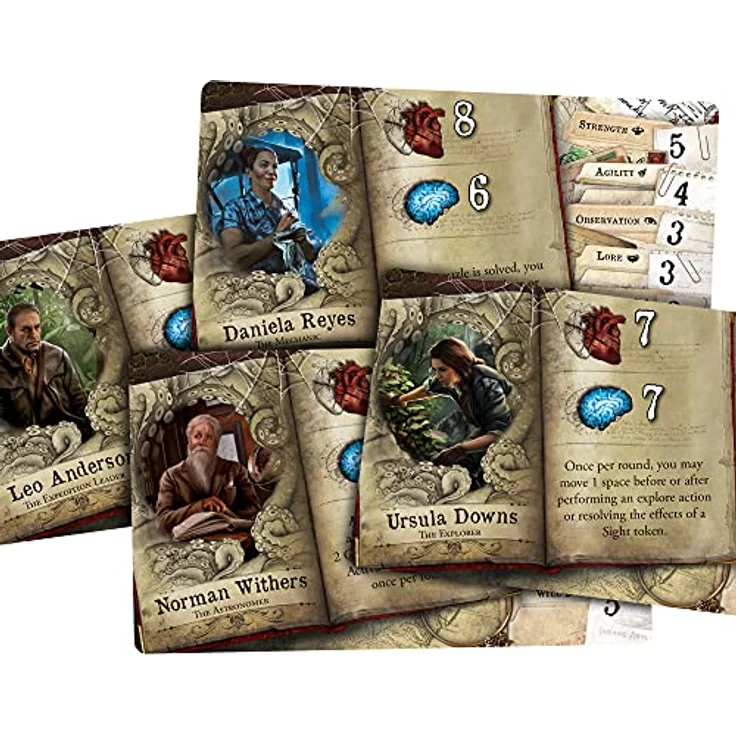 Fantasy Flight Games Mansions of Madness: Zweite Auflage – Der Pfad der Schlange, Erweiterung mit drei neuen Szenarien und vier Charakteren – Bild 4