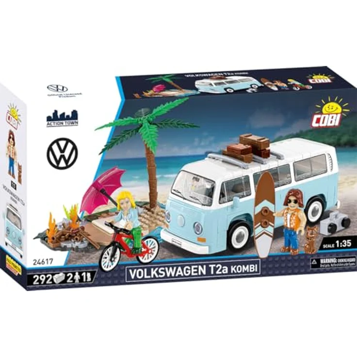 COBI Volkswagen T2a Kombi, Modellfahrzeug aus Bausteinen, made in EU – Bild 2