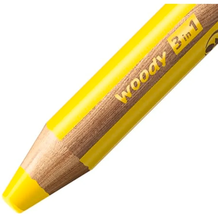 STABILO Buntstift STABILO woody 3 in 1 Buntstift Tischset - 15 Stifte in verschiedenen Farben – Bild 5