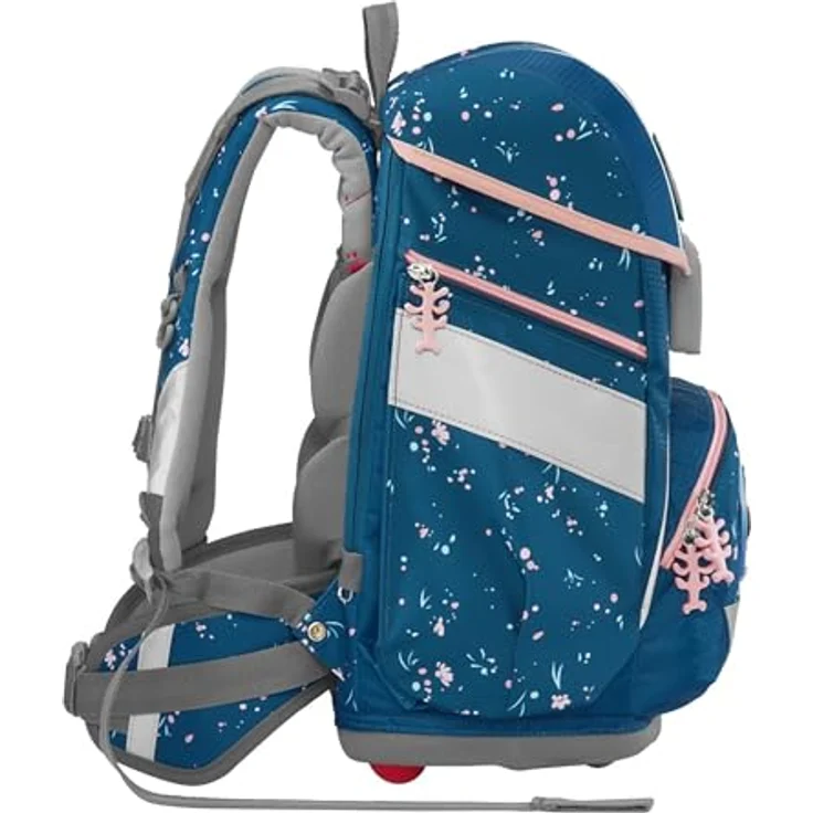 Step by Step Schulranzen-Set 2IN1 Plus „Wild Horse Ronja“ 6-teilig, ergonomischer Tornister, höhenverstellbar mit Hüftgurt, 19L, blau – Bild 4
