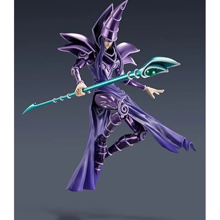 TAMASHII NATIONS Yu-Gi-Oh! Dark Magician, S.H.MonsterArts Actionfigur mit austauschbaren Teilen, Effekten und exklusivem Zubehör – Bild 2