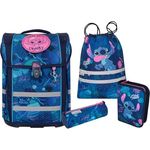 McNeill Schulranzenset PERFECTO, 5-teilig, Kollektion 2024, STITCH - robuster Rucksack für Schule mit praktischem Stauraum