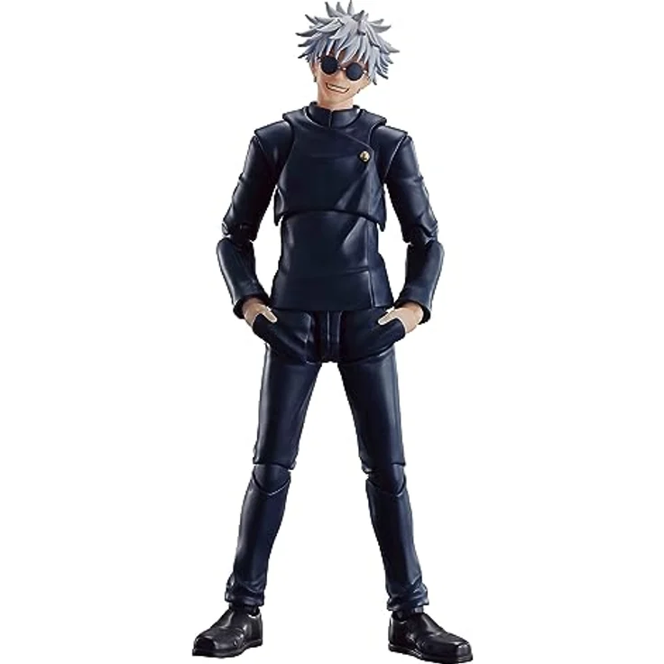TAMASHII NATIONS - Jujutsu Kaisen - S.H.Figuarts - Satoru Gojo: Jujutsu Technical High School, Sammelfigur mit 4 optionalen Ausdrücken und Handyzubehör, schwarz – Bild 1