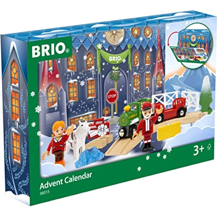 BRIO World 36015 - Adventskalender 2023 - Zubehör zum Zugset für Kinder ab 3 Jahren, kompatibel Eisenbahnsets & Accessoires – Bild 2