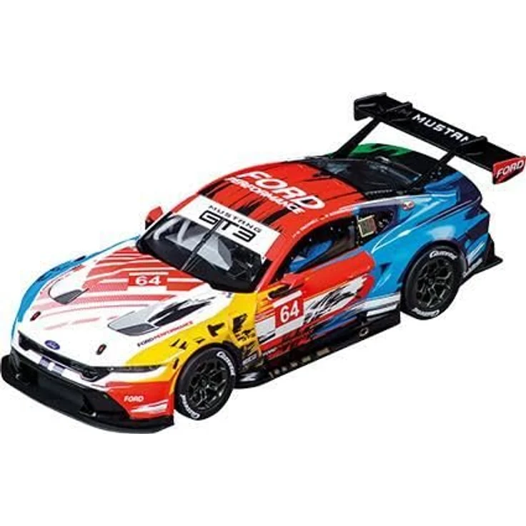 Carrera Evolution Ford Mustang GT3 'Champion Spirit, No.64', Slotcar mit realistischen Lichteffekten und digitaler Nachrüstbarkeit – Bild 2