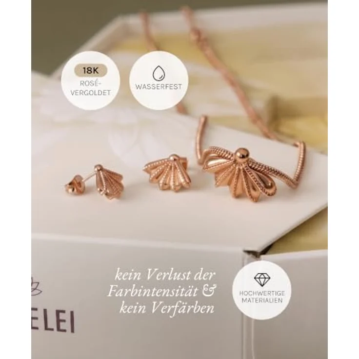 Purelei Schmuck Adventskalender 2026, Roségold, 18K rosévergoldet, 4 Module, für Erwachsene – Bild 5