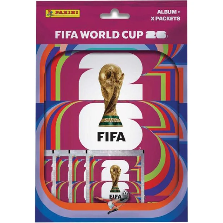 Durchgeknallt -Top Media, Inh. Helmut Glöditzsch FIFA WM2026 Sticker Starter Set, inkl. Sammelalbum und 3 Tüten mit 21 Stickern