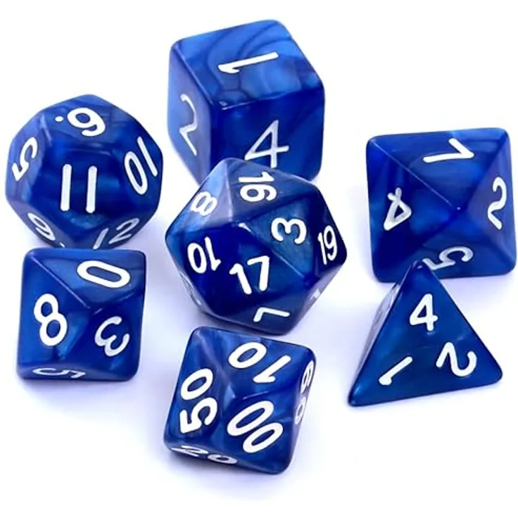 Knochen-Set REBEL RPG - Perle - Dunkelblau