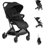 Kikkaboo Kinder-Buggy Kinderwagen Miley mit Fußsack, Fußstütze verstellbar, klappbar, Korb