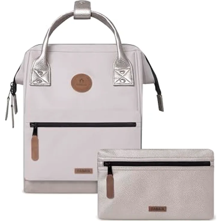 Cabaia Adventurer Essentials Small Kinderrucksack, 32 cm, beige, 100% Nylon, 23 x 13 x 32 cm