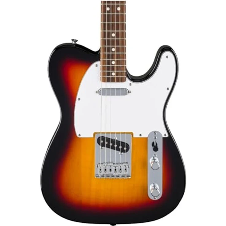Fender Standard Telecaster, E-Gitarre im 3-Color Sunburst Design, komfortabler "Modern C" Hals, durch den Korpus geführte Brücke – Bild 3