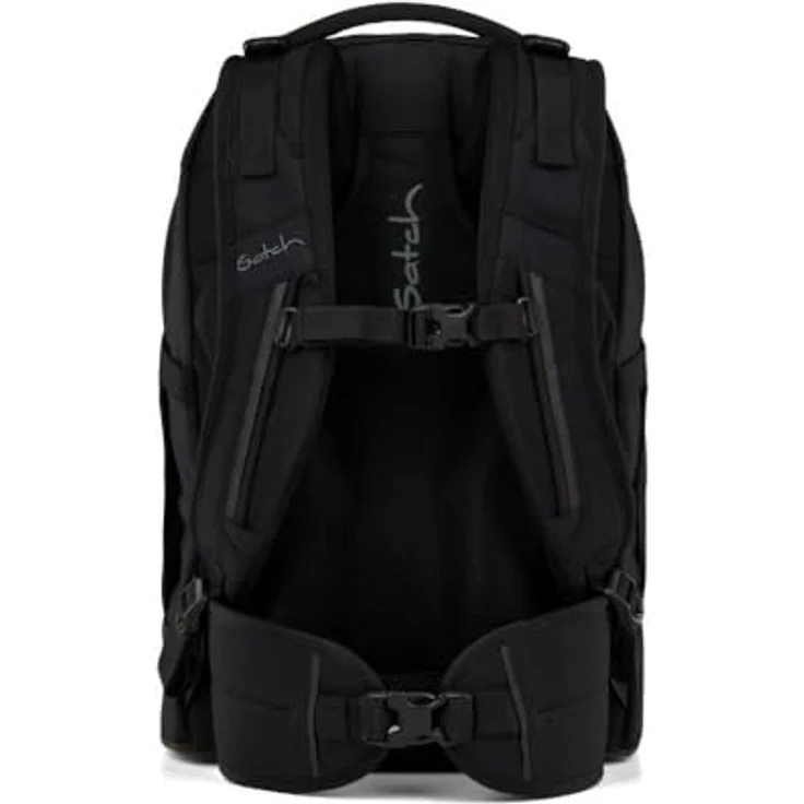 Satch pack Schulrucksack Set 2tlg. inkl. Schlamperbox (Blackjack), innovatives 3D Soft-Mesh Rückensystem, 30 Liter Volumen – Bild 4