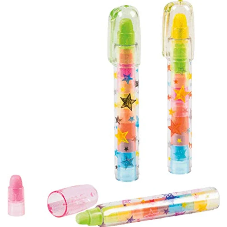 Brunnen 102988701 Radiergummi Steckstift Fun Collection, 5 Farben, 1 Stück – Bild 2
