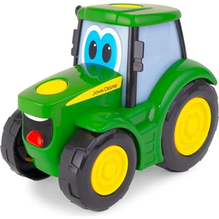 John Deere Lights N' Sounds Johnny, Spielzeugtraktor mit Magic Touch-Sensoren, inkl. Batterien, geeignet für Kinder ab 12 Monaten – Bild 1