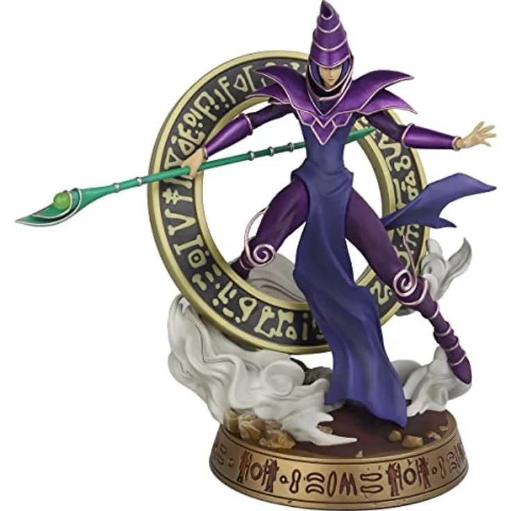 First4Figures YU-GI-OH! Dark Magician Purple Version, Statuette aus hochwertigem Material, 29x30x17cm