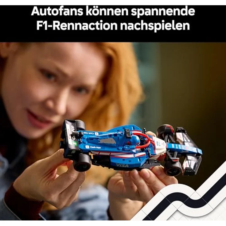 LEGO Speed Champions 77246 Visa Cash App RB VCARB 01 F1 Rennauto, detailliertes Modellauto mit Minifigur, ideale Geschenkidee zum Vatertag für Formel 1 Fans – Bild 3