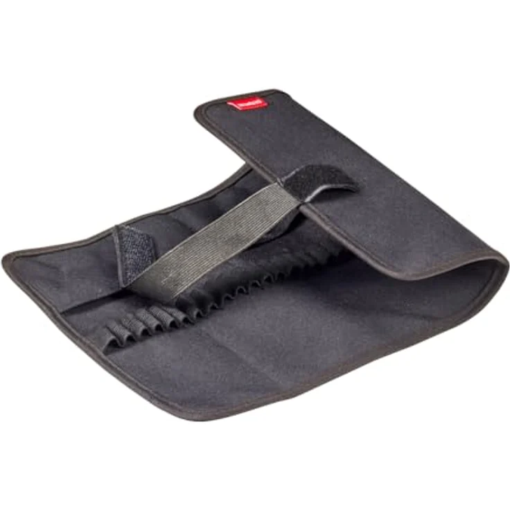 Derwent Federmäppchen, Schwarz, Rollmäppchen für Erwachsene aus strapazierfähigem Nylon mit Klettverschluss - Hochwertiges Mal- & Bürozubehör, 2306206 – Bild 4