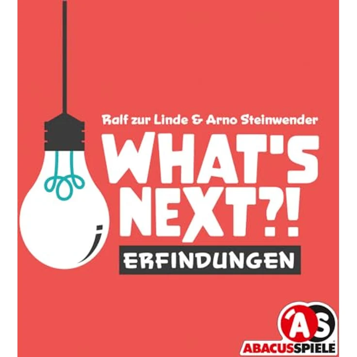 ABACUSSPIELE 06251 What's Next?! Kartenspiel, kommunikativer Spielmodus für 1 bis viele Spieler, 80 Karten, Rot – Bild 2