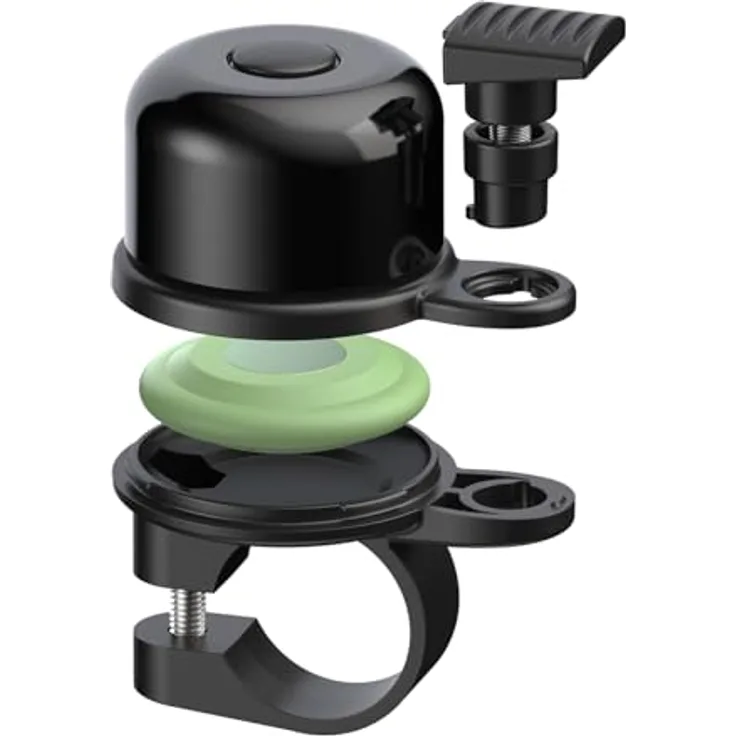 AIRBELL AirBell 22.2mm Fahrradklingel mit Versteck für Motorola Moto Tag, 85 dB laut, Nylon Kunststoff