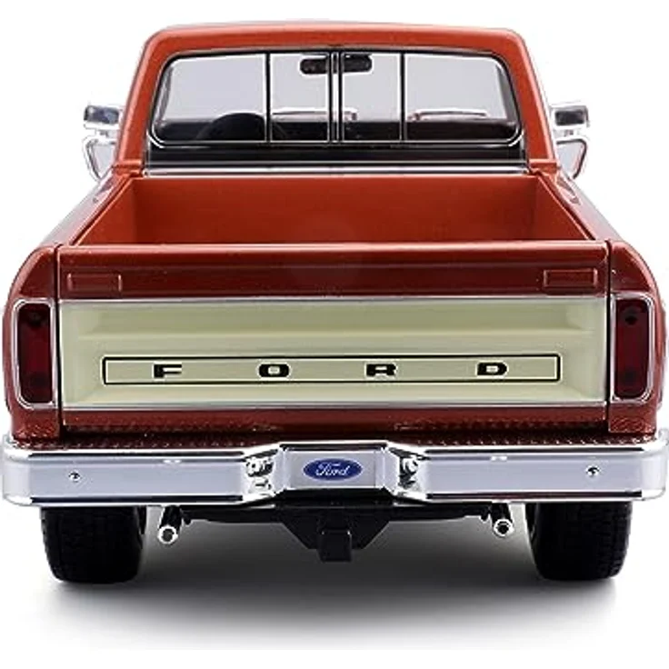 Maisto Ford F150 Pick-Up (1979), Modellauto 1:18 mit beweglichen Türen, Motorhaube und Heckklappe, braun, Sammler-Edition – Bild 4