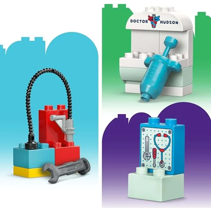 LEGO DUPLO Disney™ 10456 McQueens Besuch in Docs Werkstatt, Spielset mit 35 Teilen, mehrfarbig – Bild 4