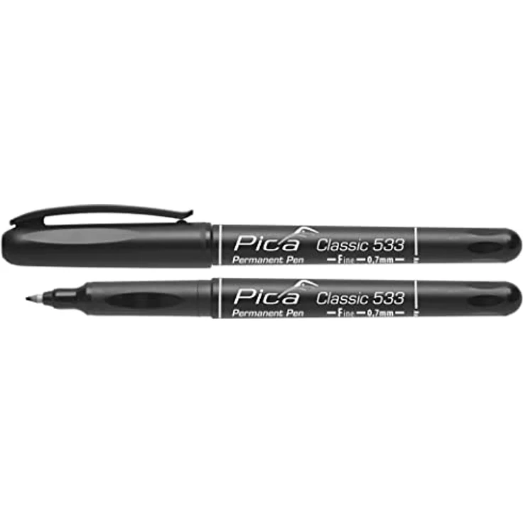 PICA 533/46 - Marcador Permanente Classic Fina Negro, Schwarz – Bild 1