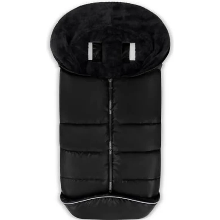 ABC Design Winterfußsack - Black, warm gefüttert, wasserabweisend, für alle Kinderwagen & Buggys geeignet – Bild 2