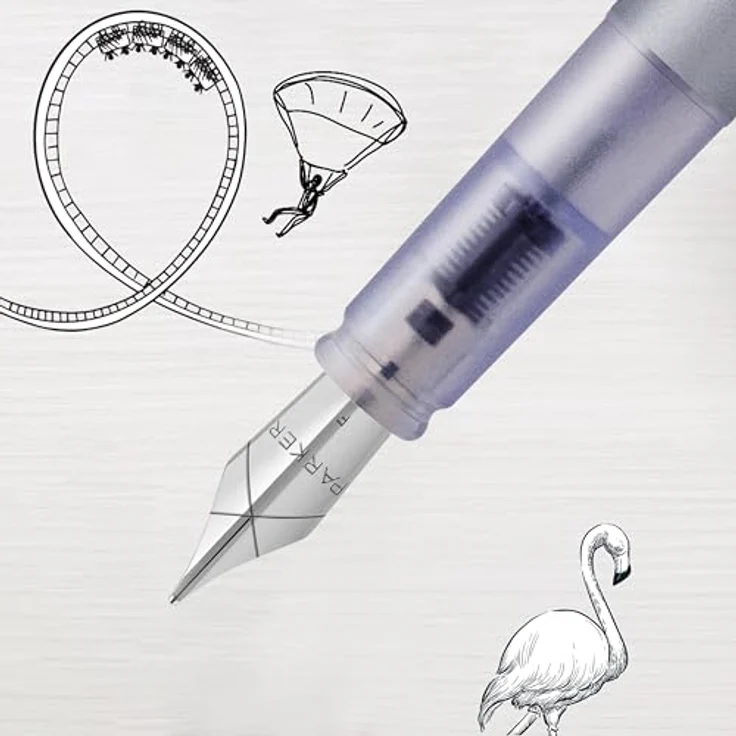 Parker Füllfederhalter Vector XL, Metallic-Lackierung, Feder M, Geschenkbox – Bild 5