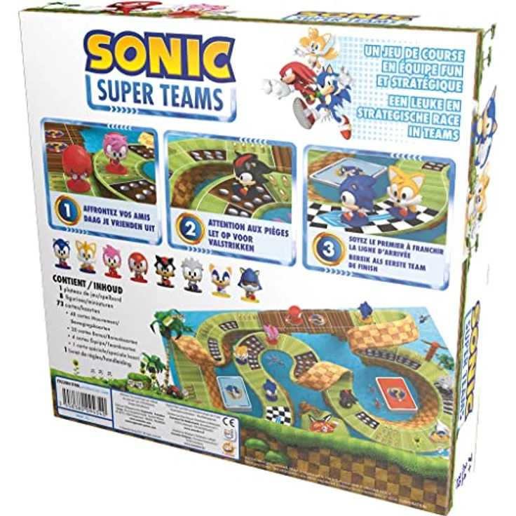 Zygomatic, Sonic Super Teams Brettspiel - Sonic Miniaturen - Für die ganze Familie [FR][NL] – Bild 2